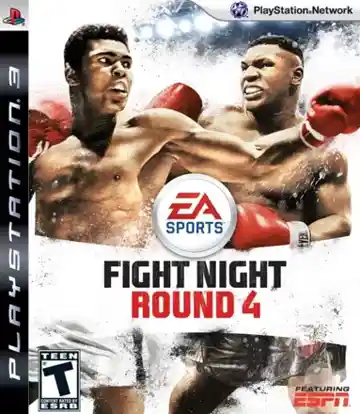 Fight Night Round 4 (USA) (v1.04) (Disc) (Update) box cover front